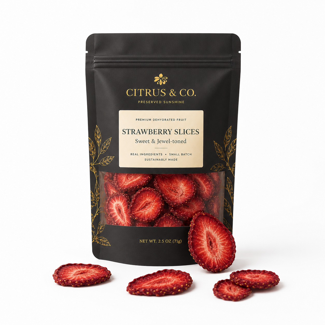 Dehydrated Strawberry Slices by Citrus & Co.