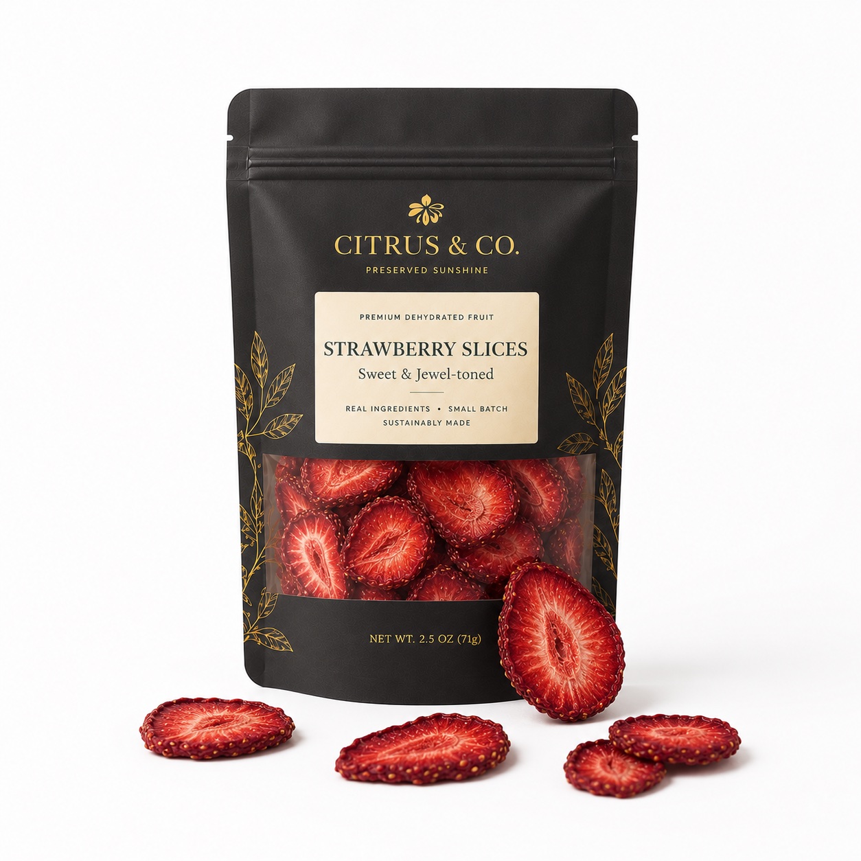 Dehydrated Strawberry Slices by Citrus & Co.